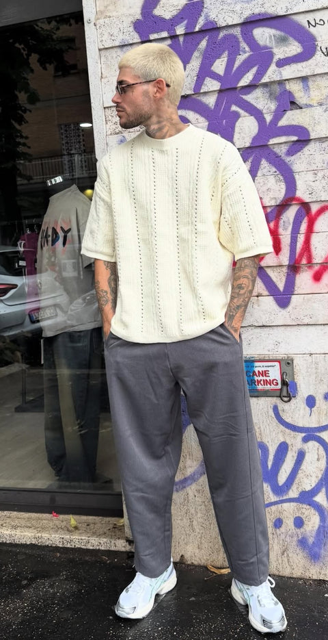 T-shirt Ricamata White W103