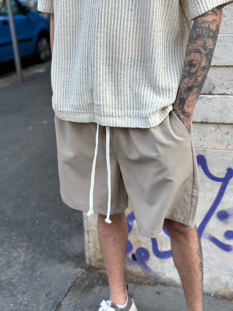Bermuda cotton beige 8815