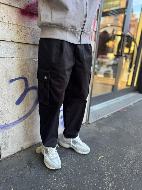 Pantalone Cargo 058P Nero