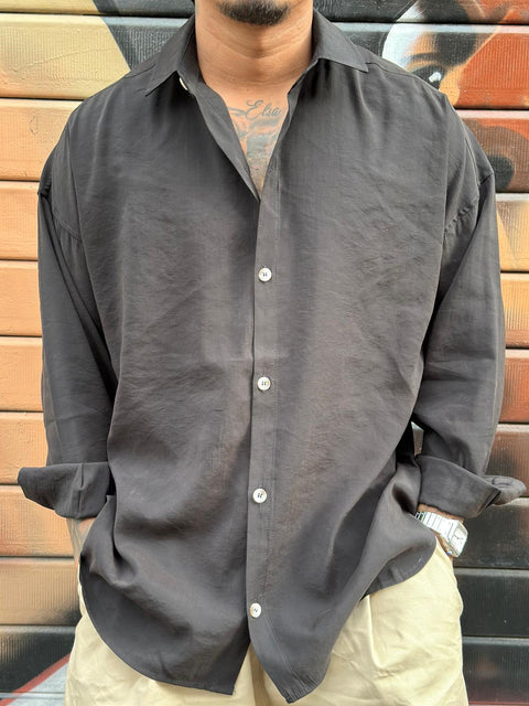 Camicia Over 463 nera
