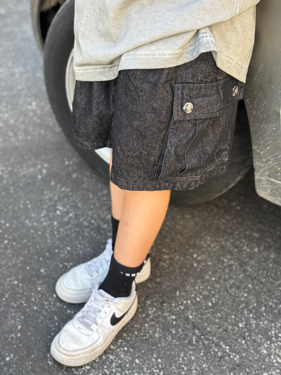 Bermuda Cargo Jeansato Kid