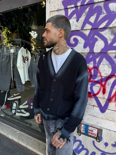 Cardigan Blackwash W105