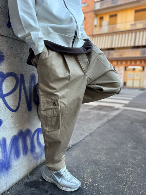 Pantalone Cargo 058P Beige