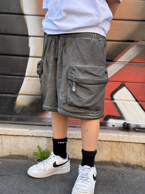 Pantaloncino washed cargo front kid 36P