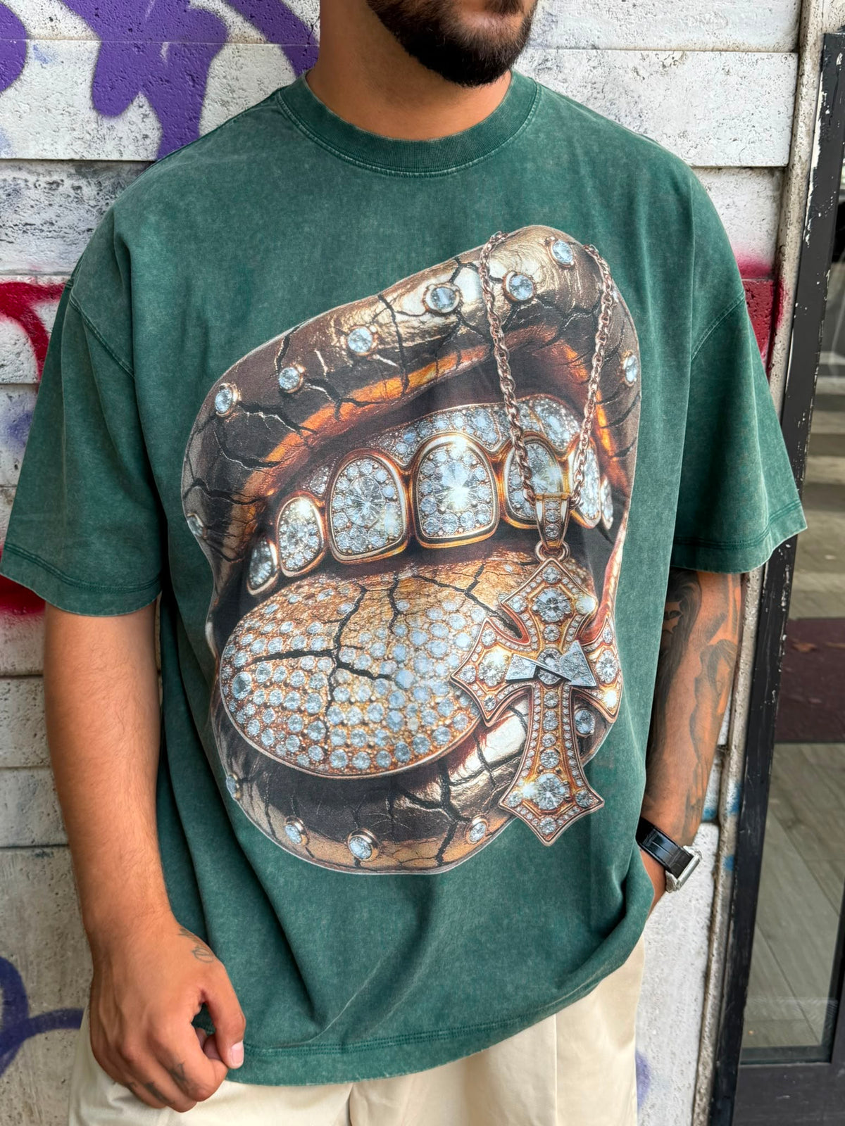T-shirt Noissey Golden Cross