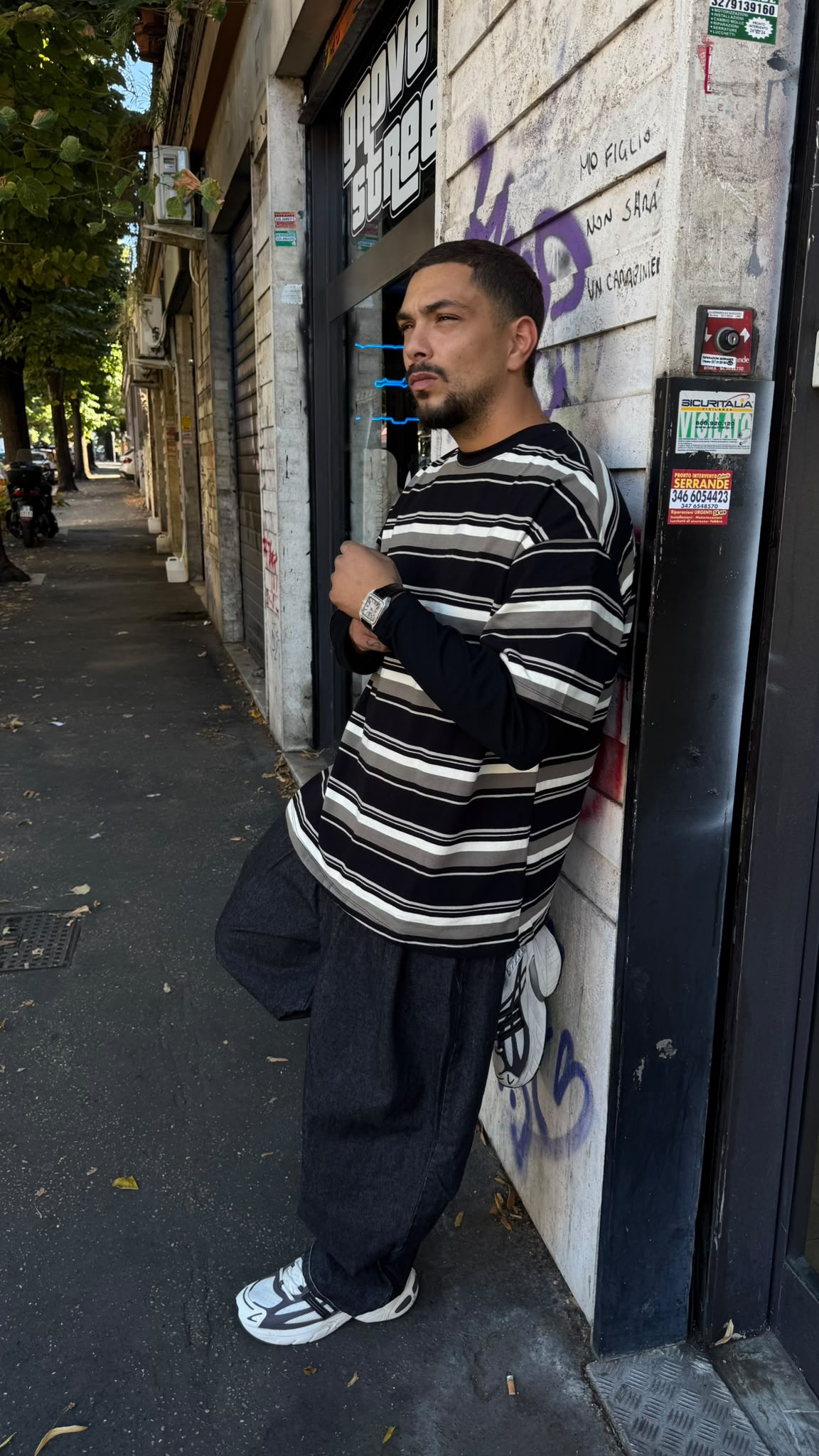 Longsleeve Doppia Manica a Righe