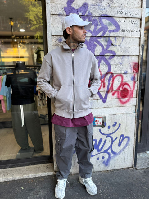 Pantalone Cargo 058P Grigio scuro