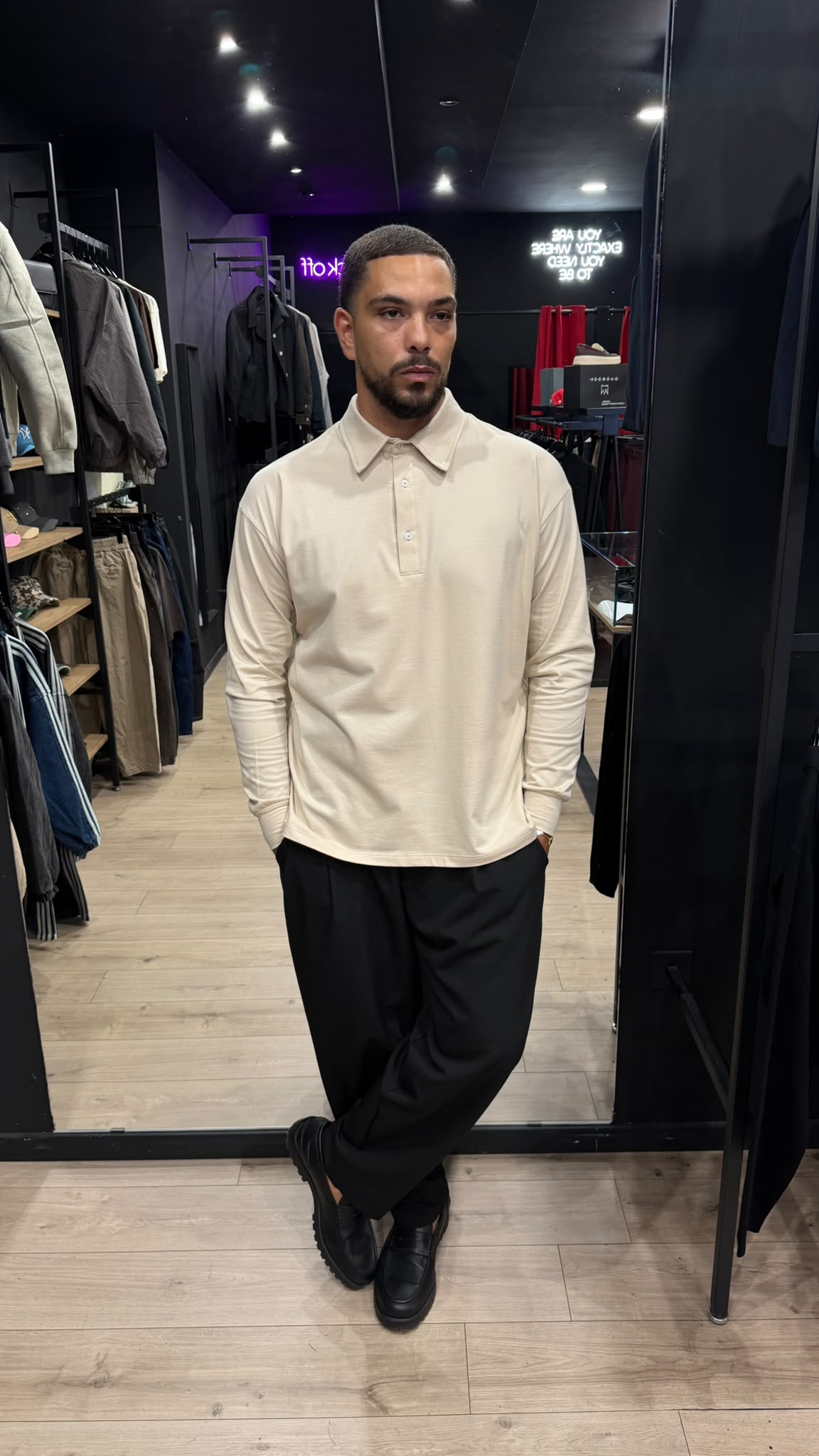 Signature Fit Long Sleeve Polo Grovestreet Clothing