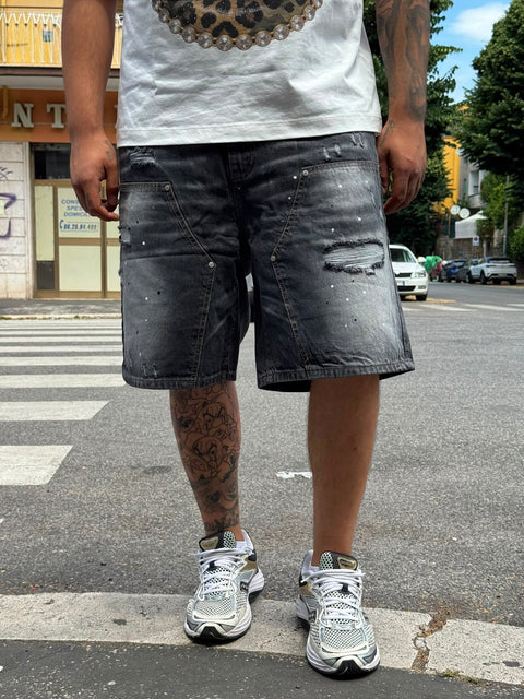 Short Denim Black V0611
