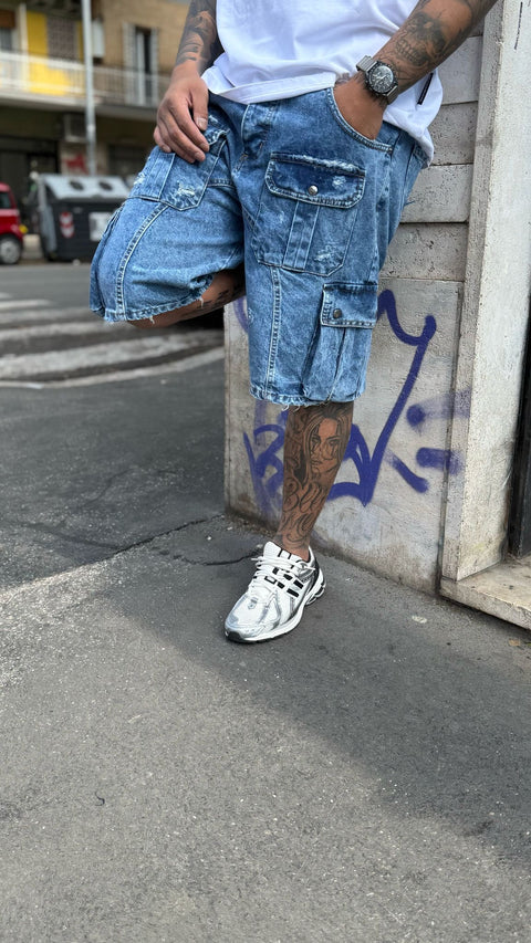 Jeans short low key