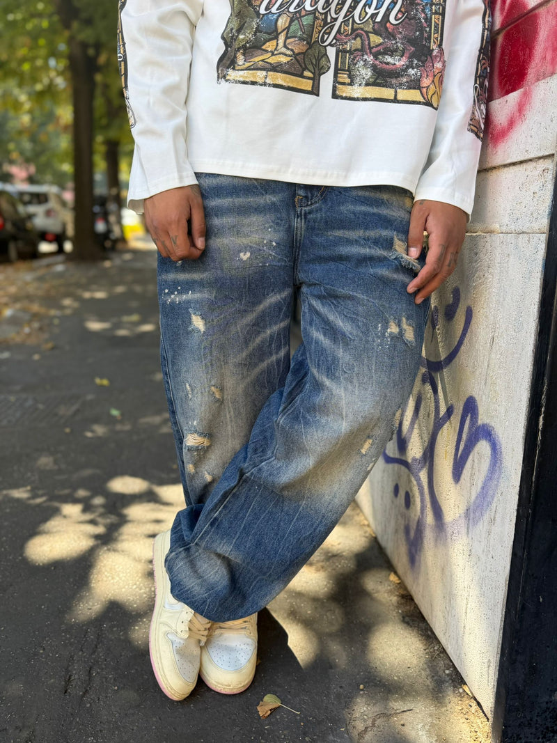 Jeans Baggy YX3891