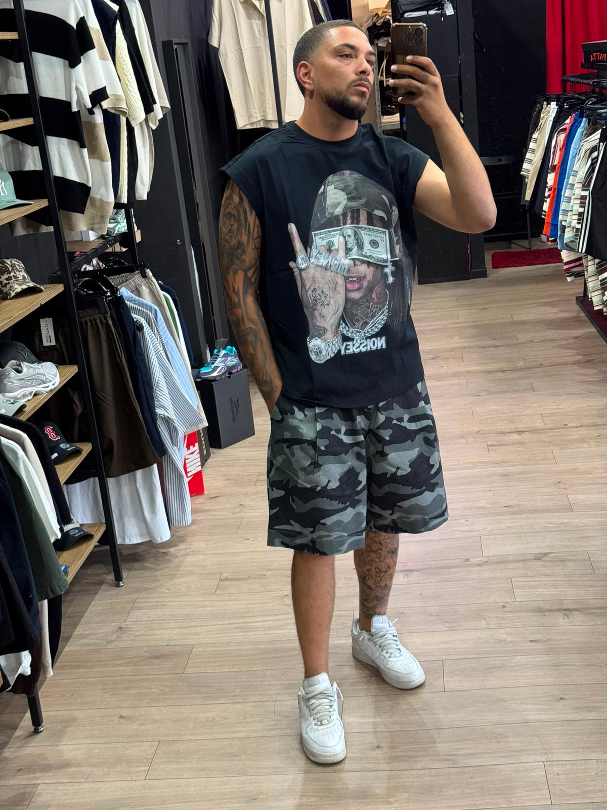Canotta Noissey Camo Bandana Money Vision