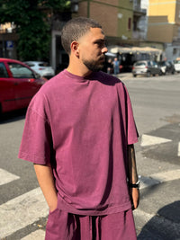 T-shirt Washed Over 235G