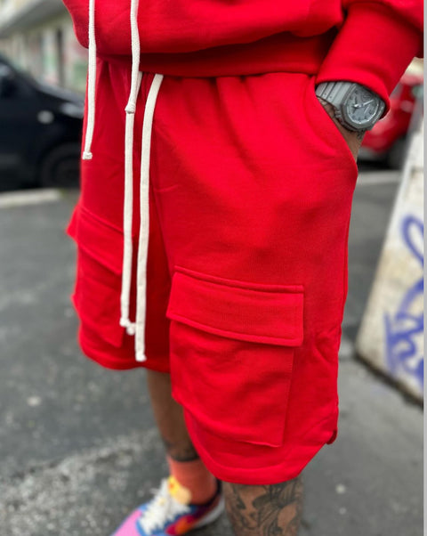 Pantaloncini sartoriali tasca frontale