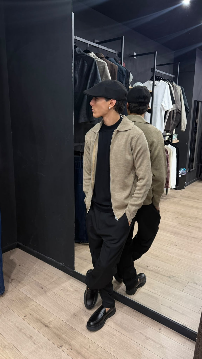 Maglioncino Polo Zip