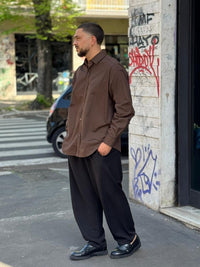 Camicia Oversize Tinta Unita DFC46