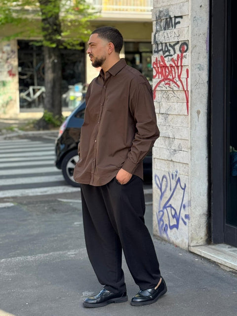 Camicia Oversize Tinta Unita DFC46