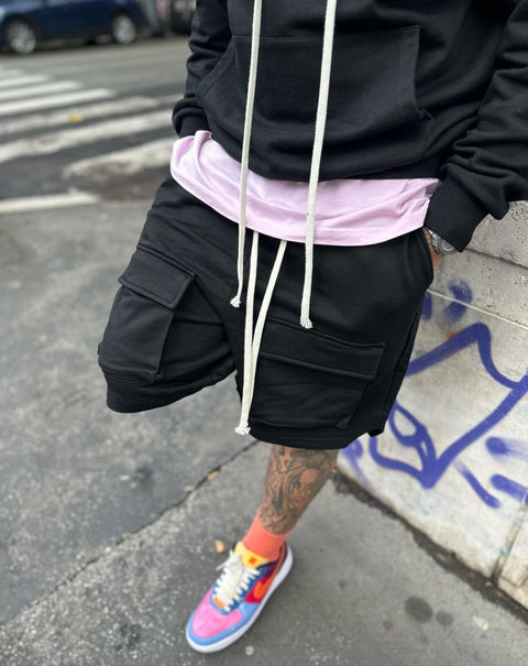 Pantaloncini sartoriali tasca frontale