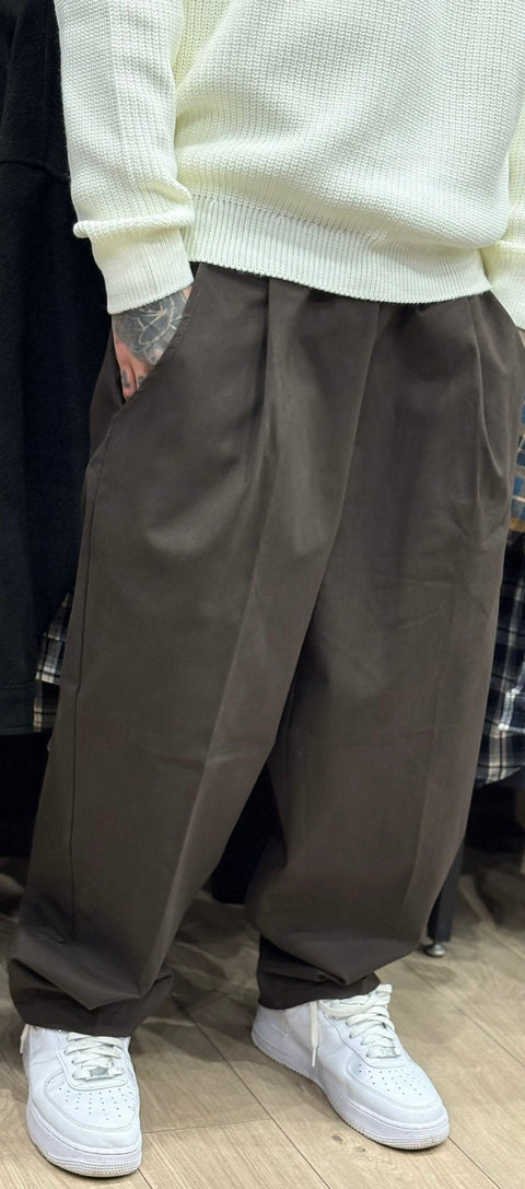 Pantalone Over Marrone 101