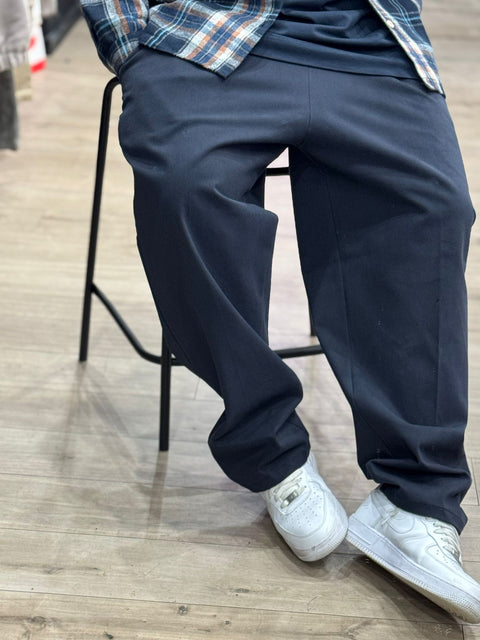 Pantalone Over Blu 101