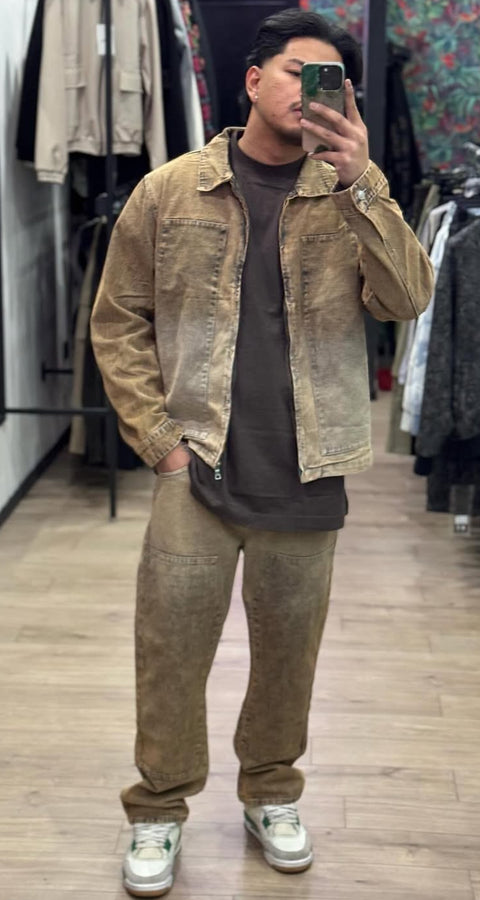 Coordinato black washed