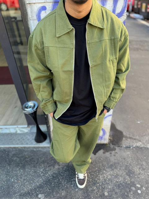 Coordinato crop and baggy