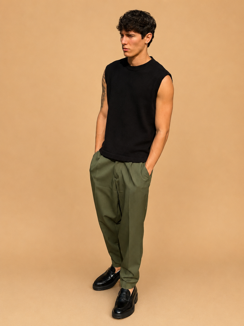 Pantaloni Sartoriali Straight Grovestreet Clothing