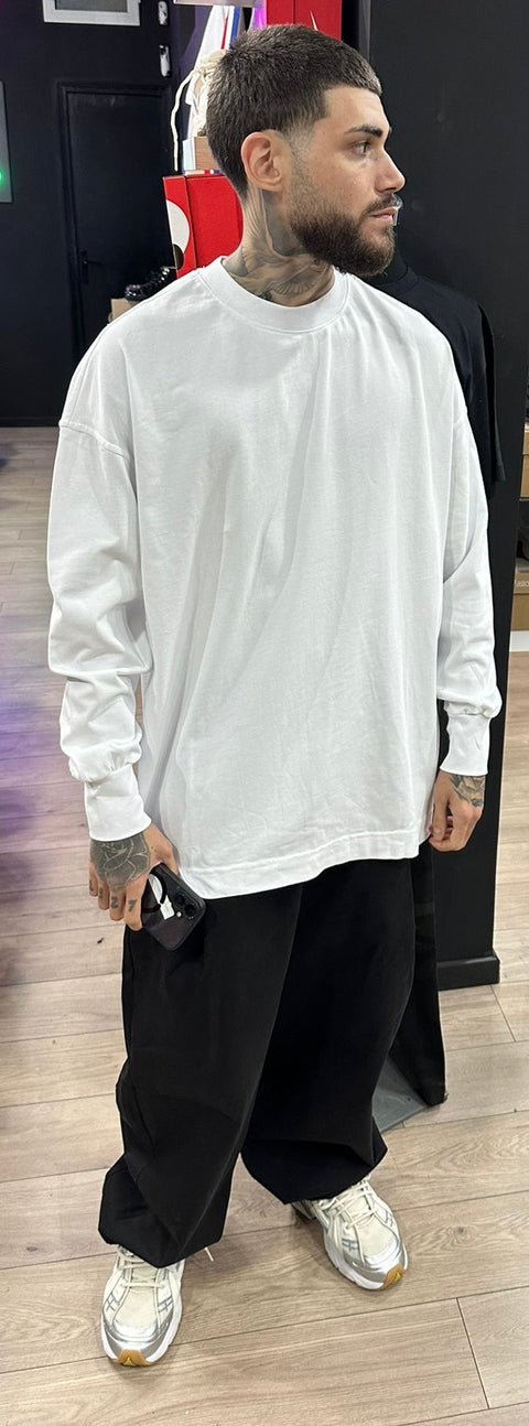 T-shirt Over Manica Lunga 101G