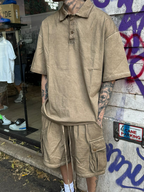 Bermuda comfy cargo lat washed 041P