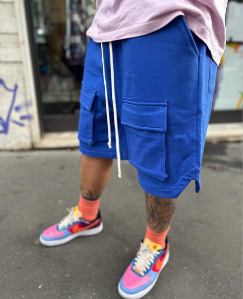 Pantaloncini sartoriali tasca frontale