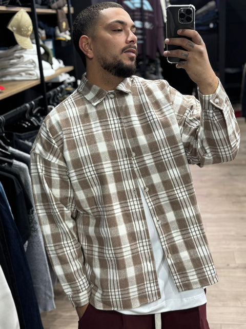 Camicione Over Quadri 557-16