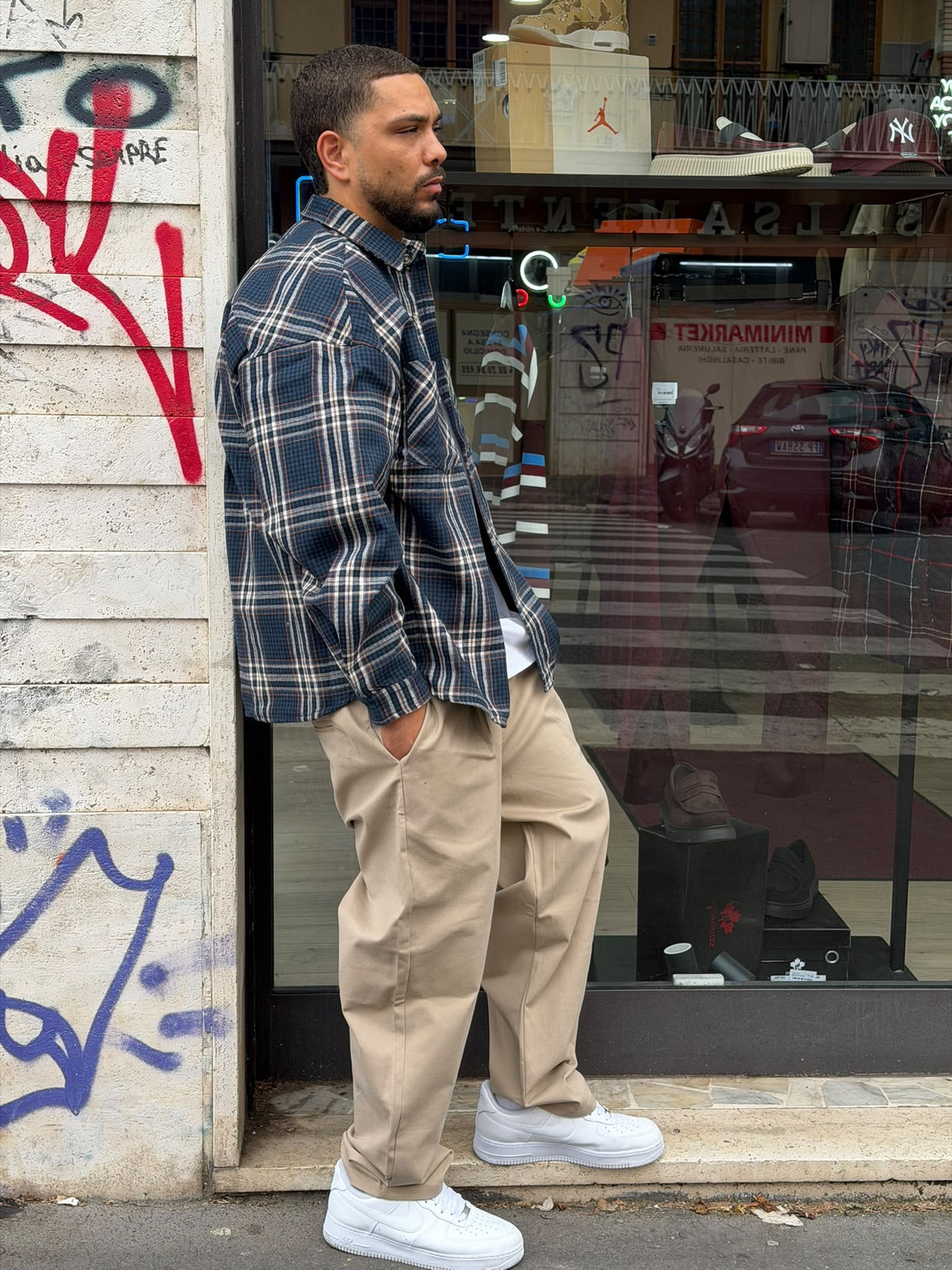 Camicia a quadri Roma