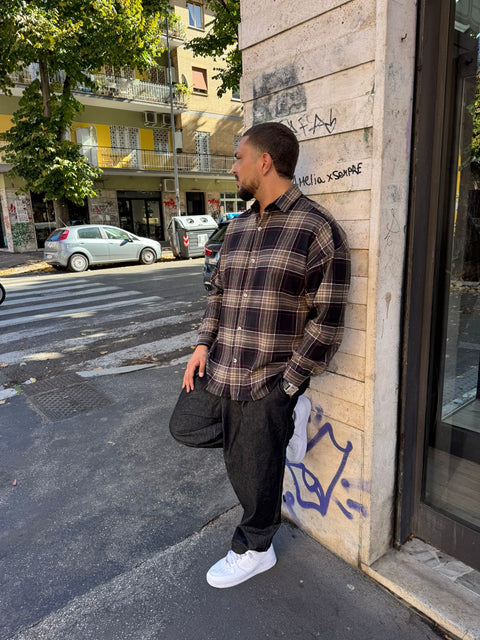 Camicia Quadri Oversize 462-20