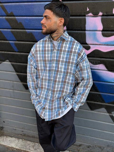 Camicia Quadri Over 462-01