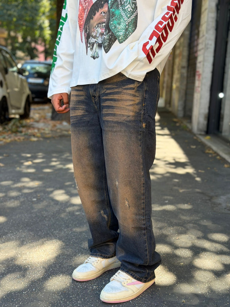 Jeans Baggy YX3893