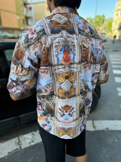 Camicia manica corta religious