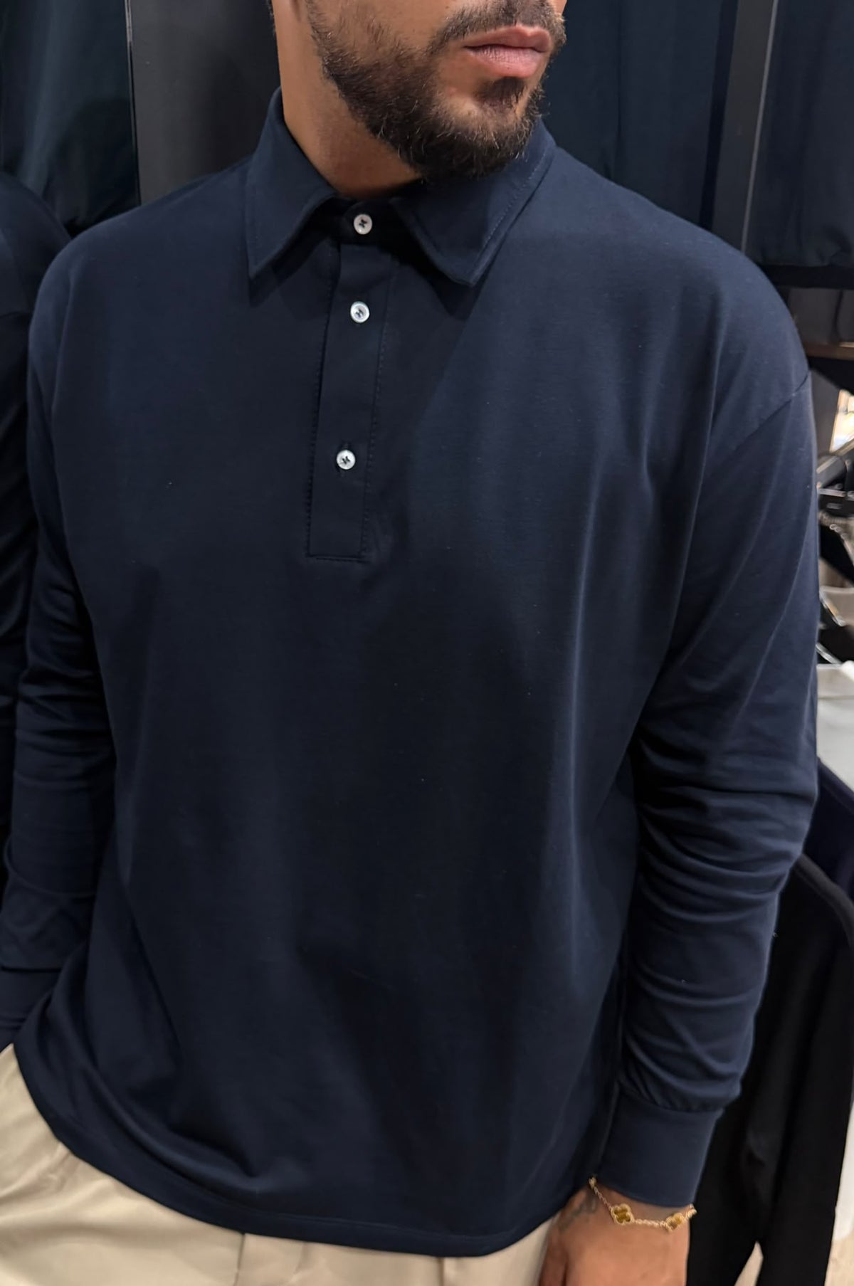Signature Fit Long Sleeve Polo Grovestreet Clothing