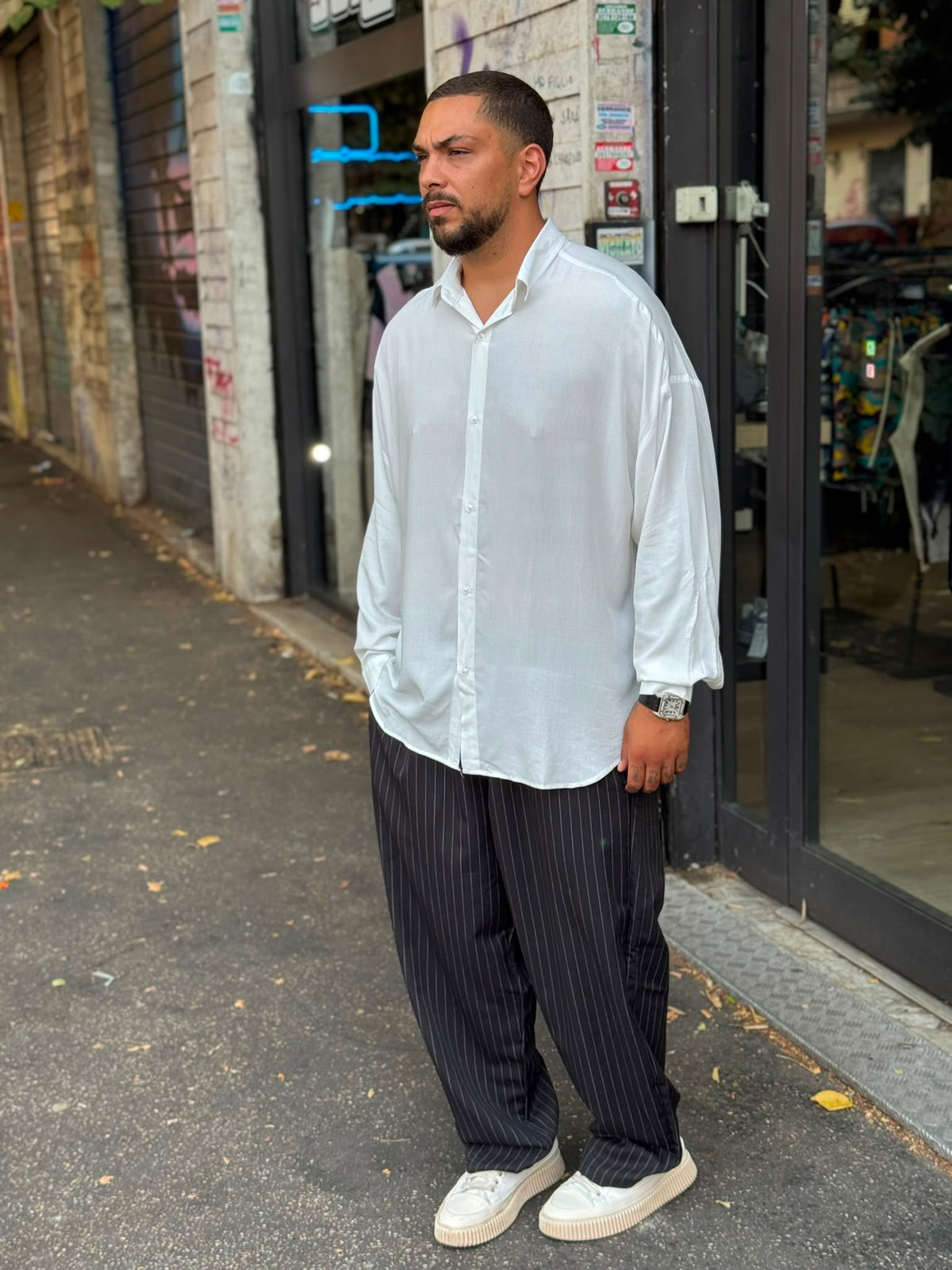 Pantalone Gessato FK01