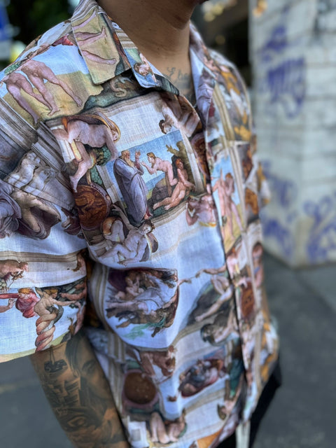 Camicia manica corta religious