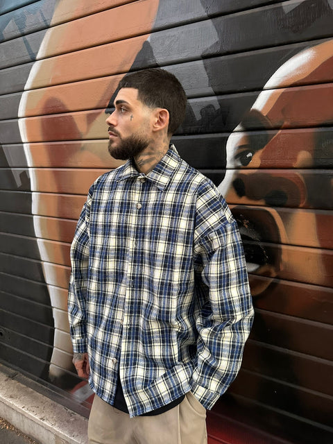 Camicione Quadri Over 557-8