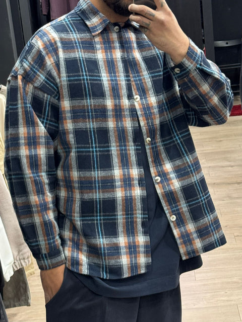 Camicione Over Quadri 557-17