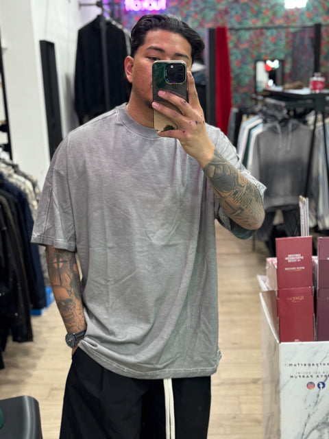 T-shirt washed over