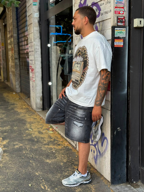 Short Denim Black V0611