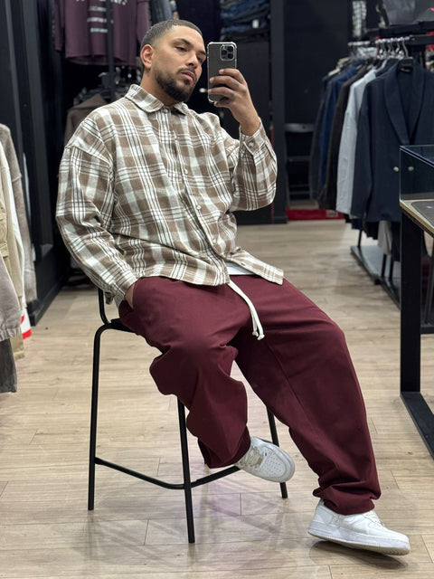 Pantalone Over Bordeaux 101