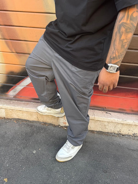 Pantalone Over Baggy 04P Grigio scuro