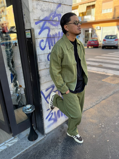 Coordinato crop and baggy