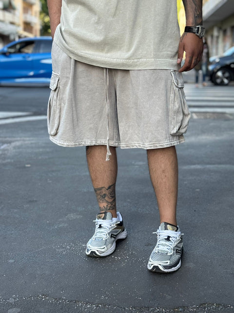 Short Washed Cargo Over 232P