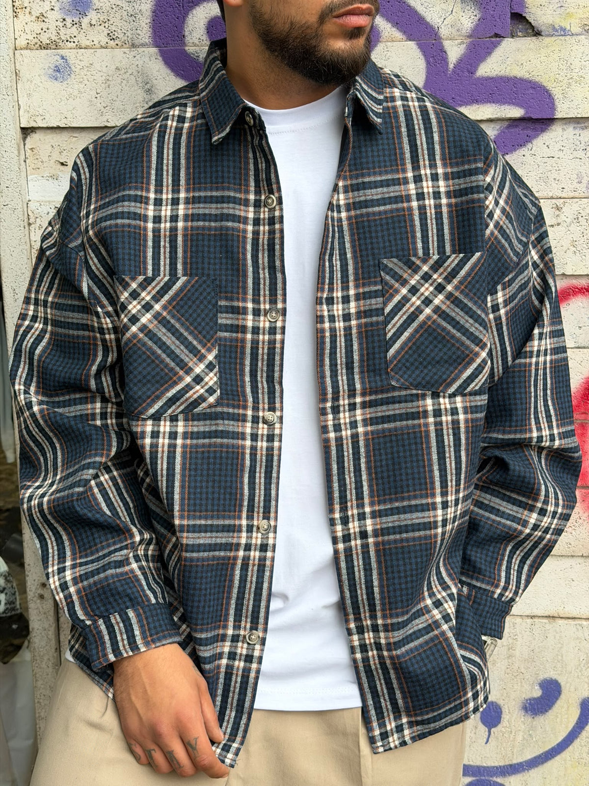 Camicia a quadri Roma