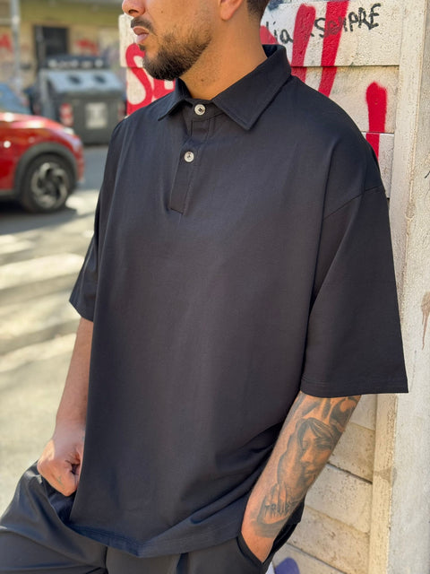 Polo Oversize Tinta Unita 906