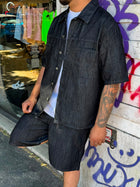 Coordinato Denim Black